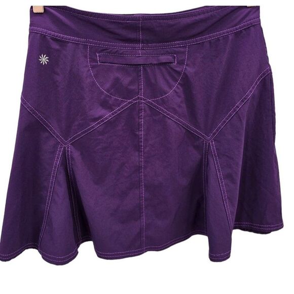 Athleta 4T Purple All Terrain Hiking Active Walking Golf Casual Skirt - Picture 4 of 10